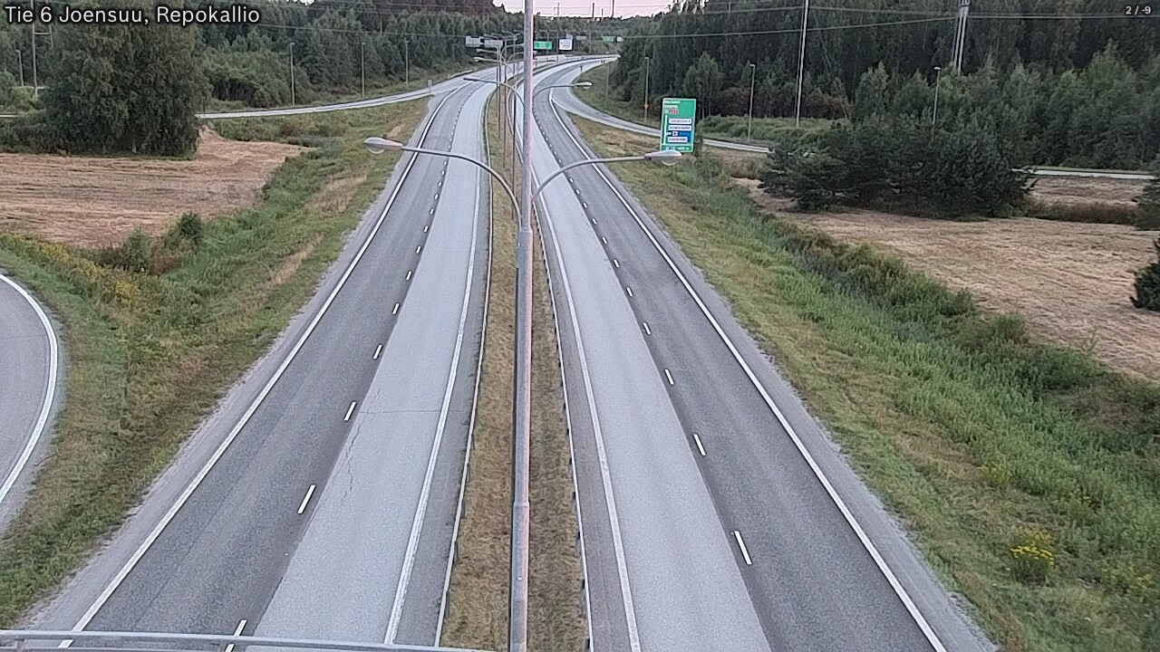 Kelikamerat Kuva Tie 6 Joensuu, Repokallio, Joensuu, Pohjois-Karjala