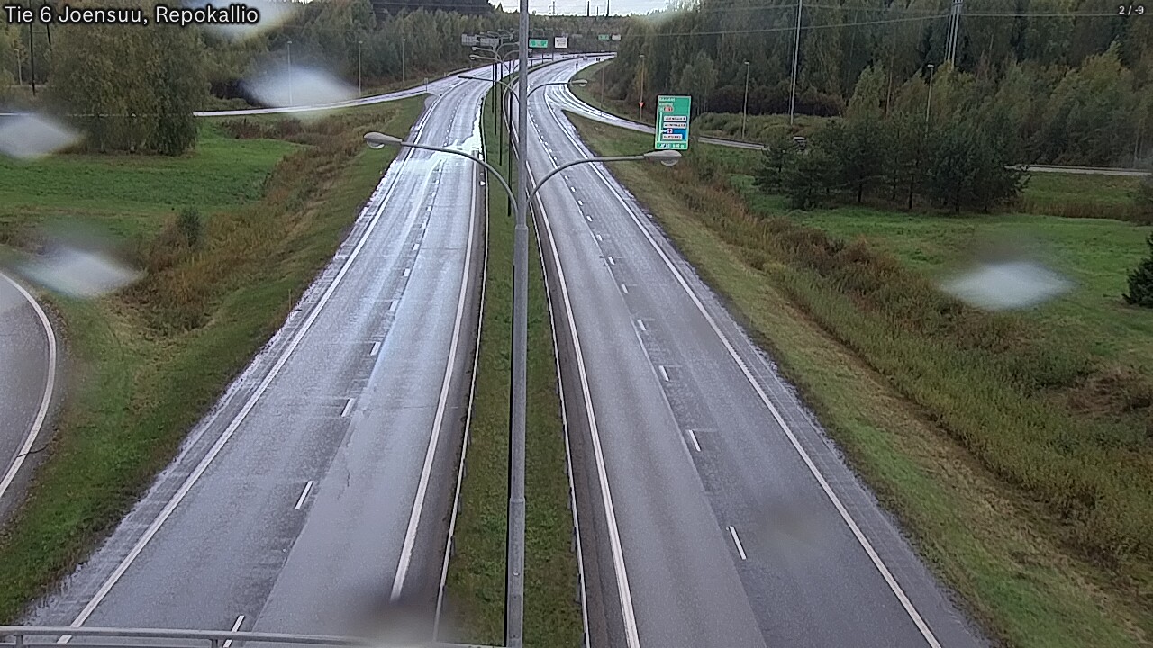 Weather Camera Image Road 6 Joensuu, Repokallio, Joensuu, Pohjois-Karjala