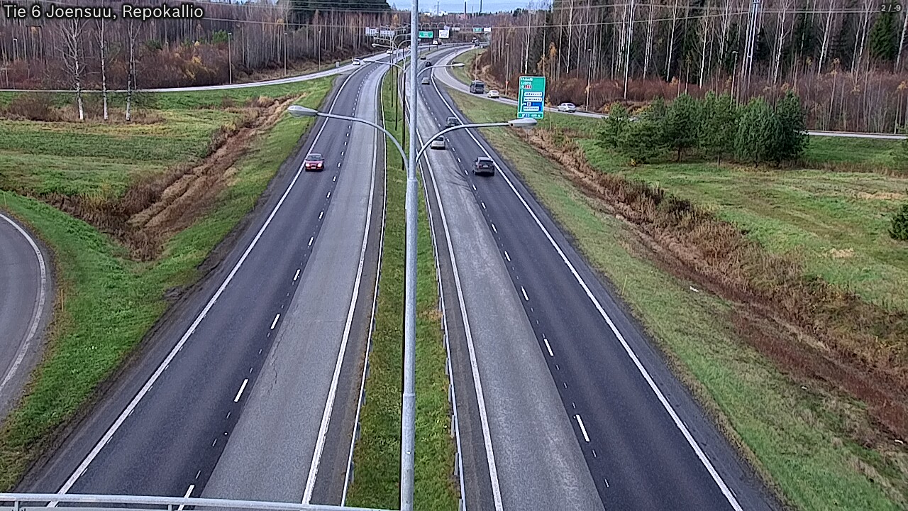 Kelikamerat Kuva Tie 6 Joensuu, Repokallio, Joensuu, Pohjois-Karjala