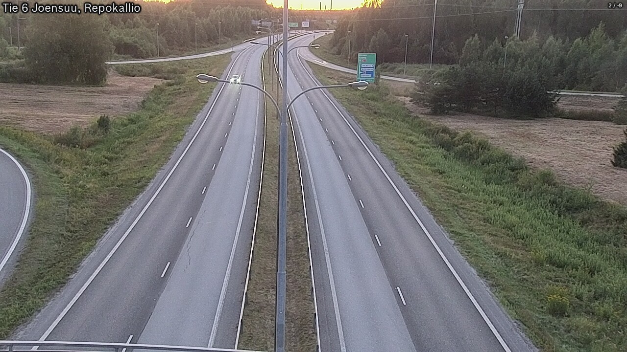 Kelikamerat Kuva Tie 6 Joensuu, Repokallio, Joensuu, Pohjois-Karjala