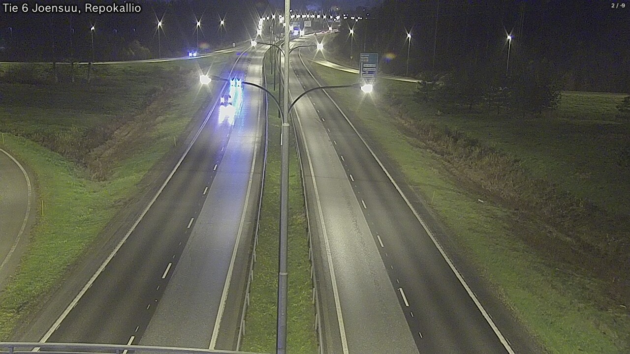 Kelikamerat Kuva Tie 6 Joensuu, Repokallio, Joensuu, Pohjois-Karjala