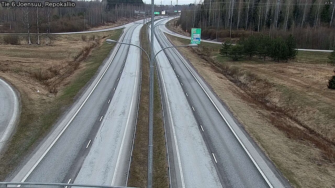 Kelikamerat Kuva Tie 6 Joensuu, Repokallio, Joensuu, Pohjois-Karjala