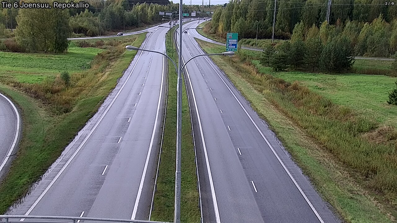 Kelikamerat Kuva Tie 6 Joensuu, Repokallio, Joensuu, Pohjois-Karjala