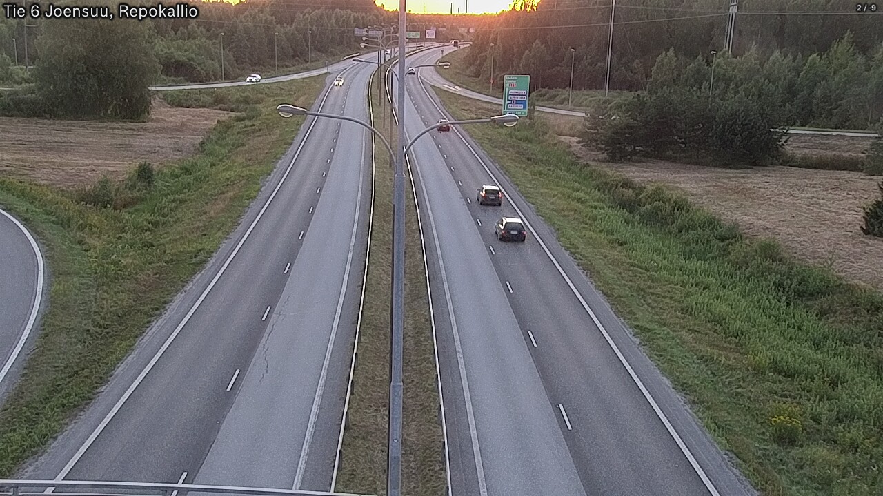 Kelikamerat Kuva Tie 6 Joensuu, Repokallio, Joensuu, Pohjois-Karjala