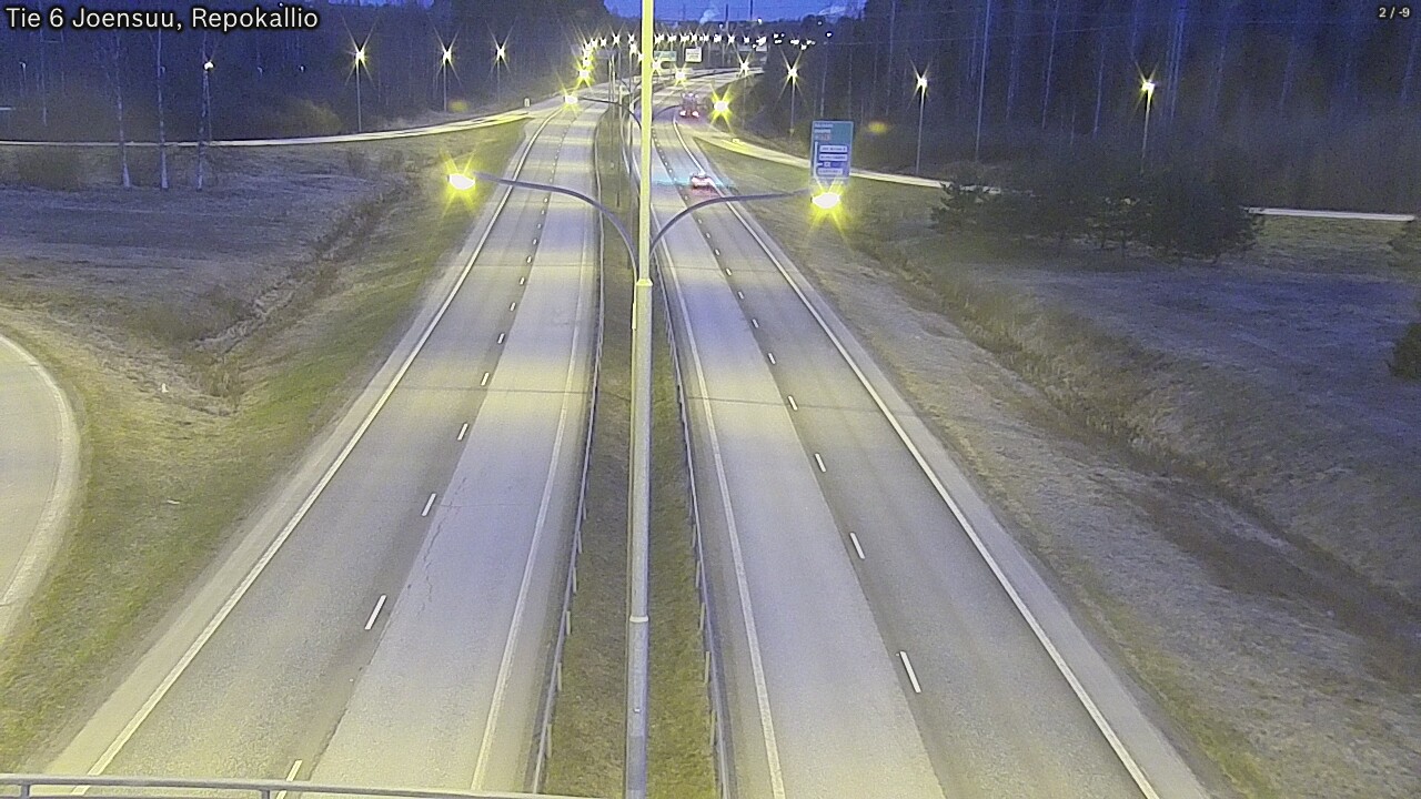 Weather Camera Image Road 6 Joensuu, Repokallio, Joensuu, Pohjois-Karjala