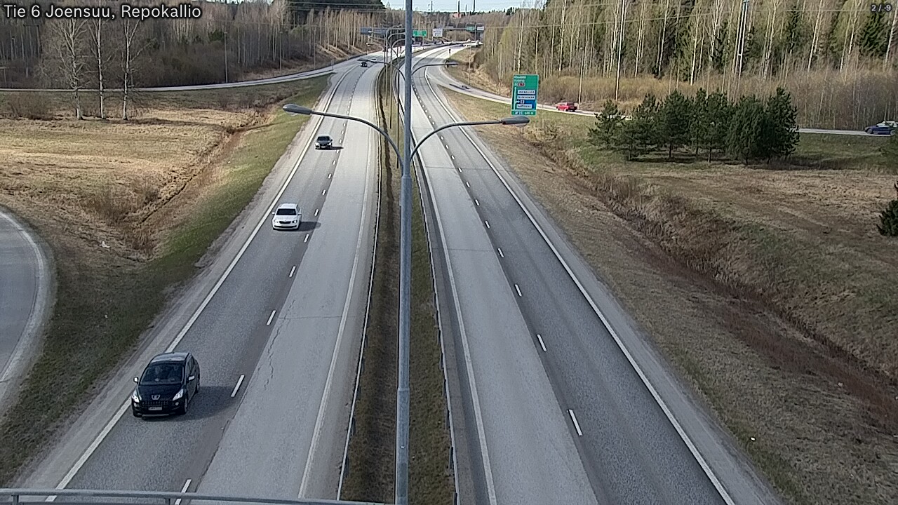 Kelikamerat Kuva Tie 6 Joensuu, Repokallio, Joensuu, Pohjois-Karjala