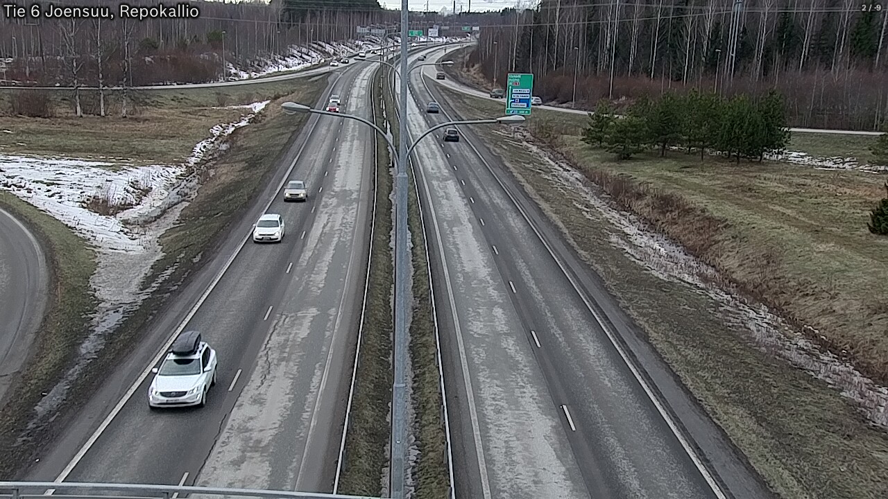 Kelikamerat Kuva Tie 6 Joensuu, Repokallio, Joensuu, Pohjois-Karjala