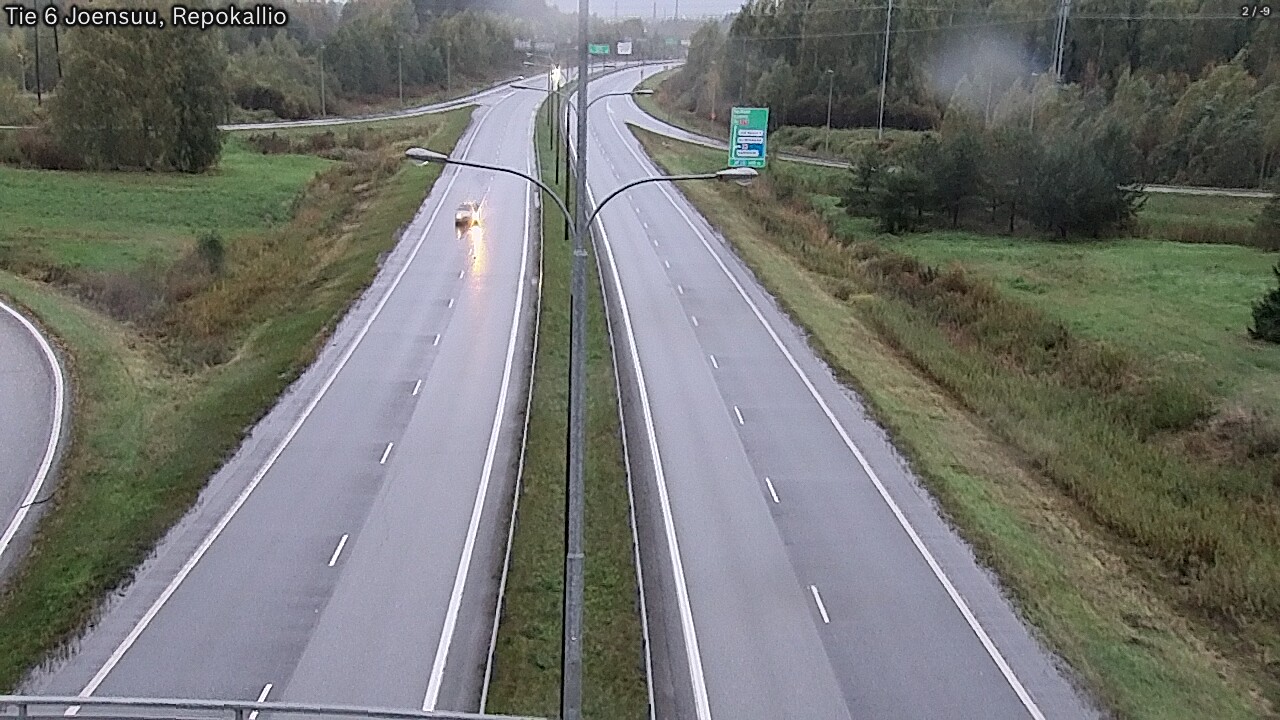 Kelikamerat Kuva Tie 6 Joensuu, Repokallio, Joensuu, Pohjois-Karjala