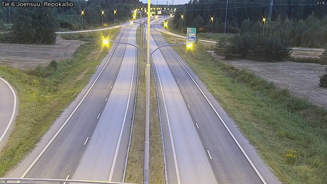 Kelikamerat Kuva Tie 6 Joensuu, Repokallio, Joensuu, Pohjois-Karjala