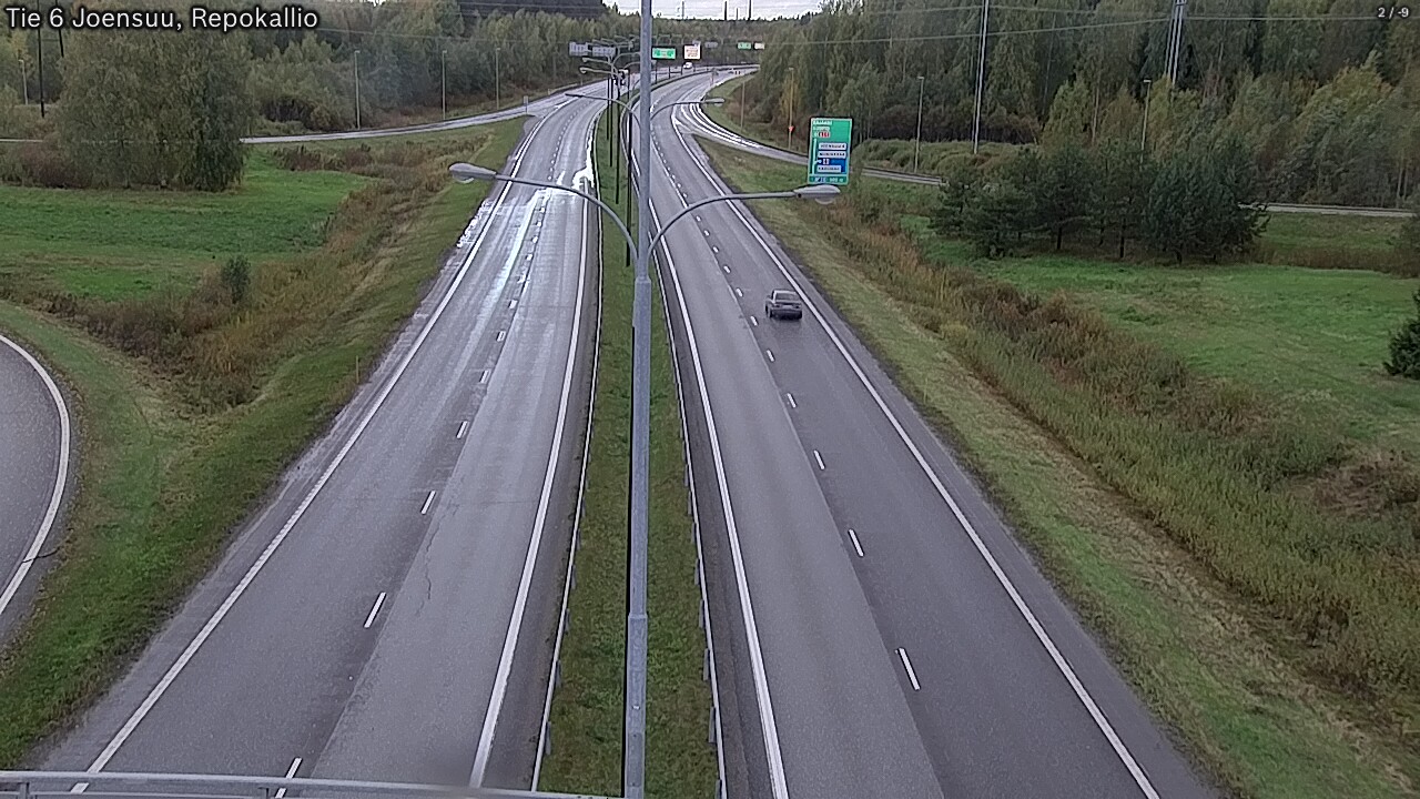 Weather Camera Image Road 6 Joensuu, Repokallio, Joensuu, Pohjois-Karjala