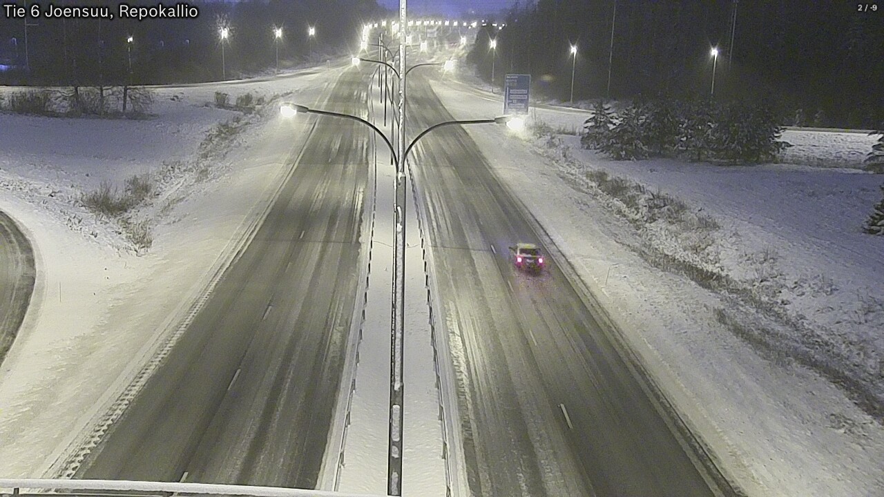 Weather Camera Image Road 6 Joensuu, Repokallio, Joensuu, Pohjois-Karjala