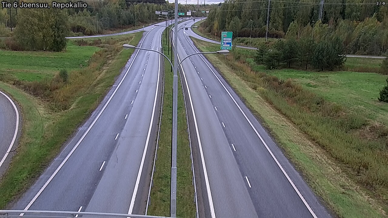 Weather Camera Image Road 6 Joensuu, Repokallio, Joensuu, Pohjois-Karjala