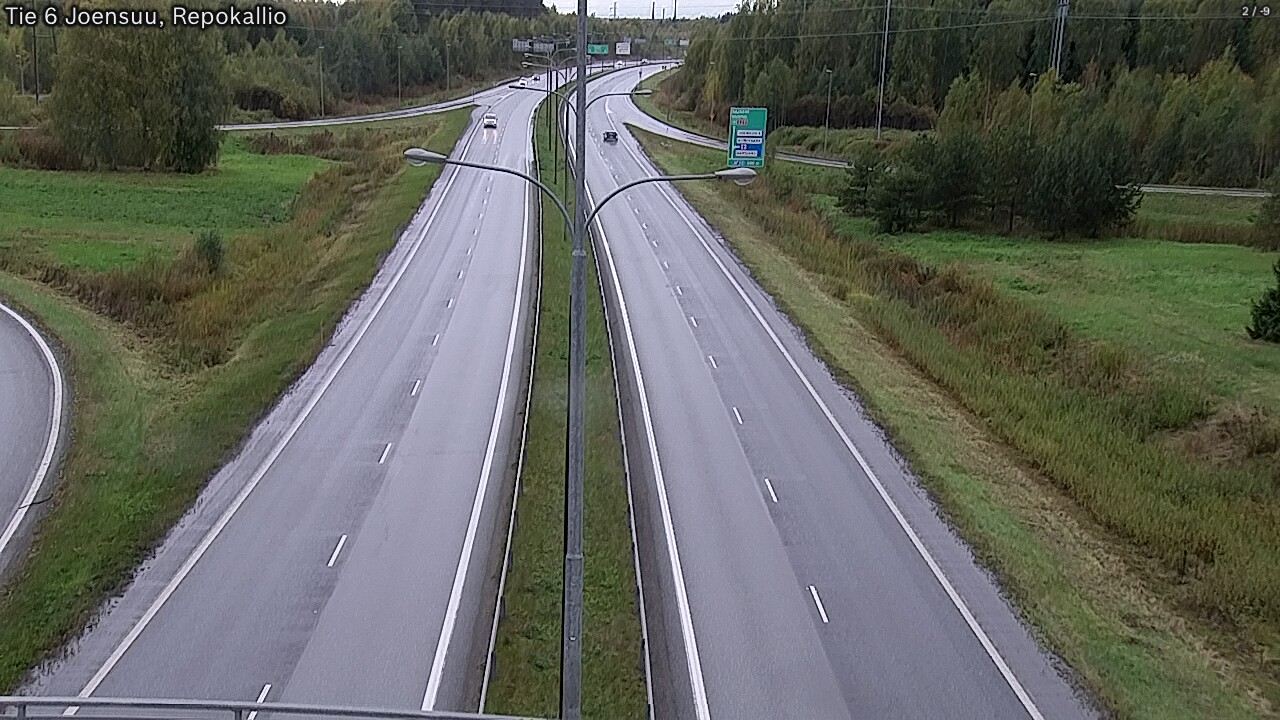 Kelikamerat Kuva Tie 6 Joensuu, Repokallio, Joensuu, Pohjois-Karjala