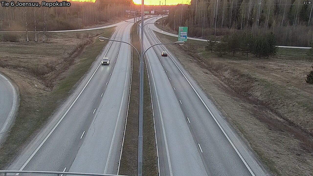 Kelikamerat Kuva Tie 6 Joensuu, Repokallio, Joensuu, Pohjois-Karjala
