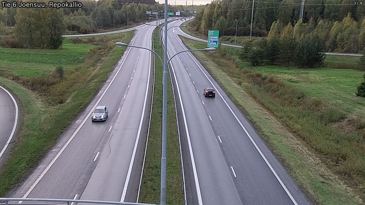 Kelikamerat Kuva Tie 6 Joensuu, Repokallio, Joensuu, Pohjois-Karjala