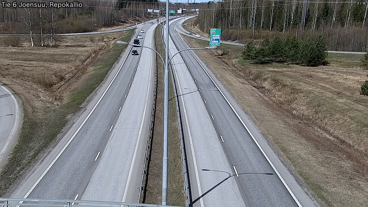 Kelikamerat Kuva Tie 6 Joensuu, Repokallio, Joensuu, Pohjois-Karjala