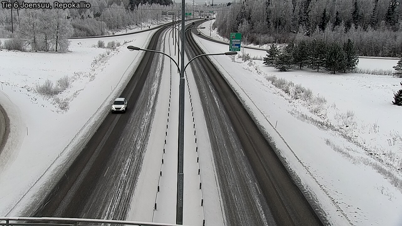 Weather Camera Image Road 6 Joensuu, Repokallio, Joensuu, Pohjois-Karjala