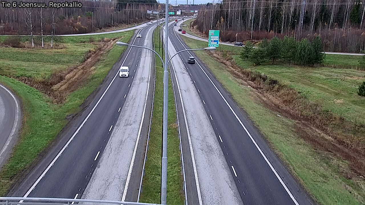 Kelikamerat Kuva Tie 6 Joensuu, Repokallio, Joensuu, Pohjois-Karjala