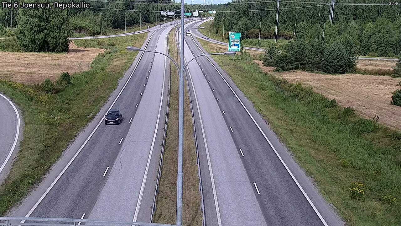 Kelikamerat Kuva Tie 6 Joensuu, Repokallio, Joensuu, Pohjois-Karjala