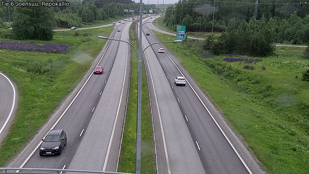 Kelikamerat Kuva Tie 6 Joensuu, Repokallio, Joensuu, Pohjois-Karjala