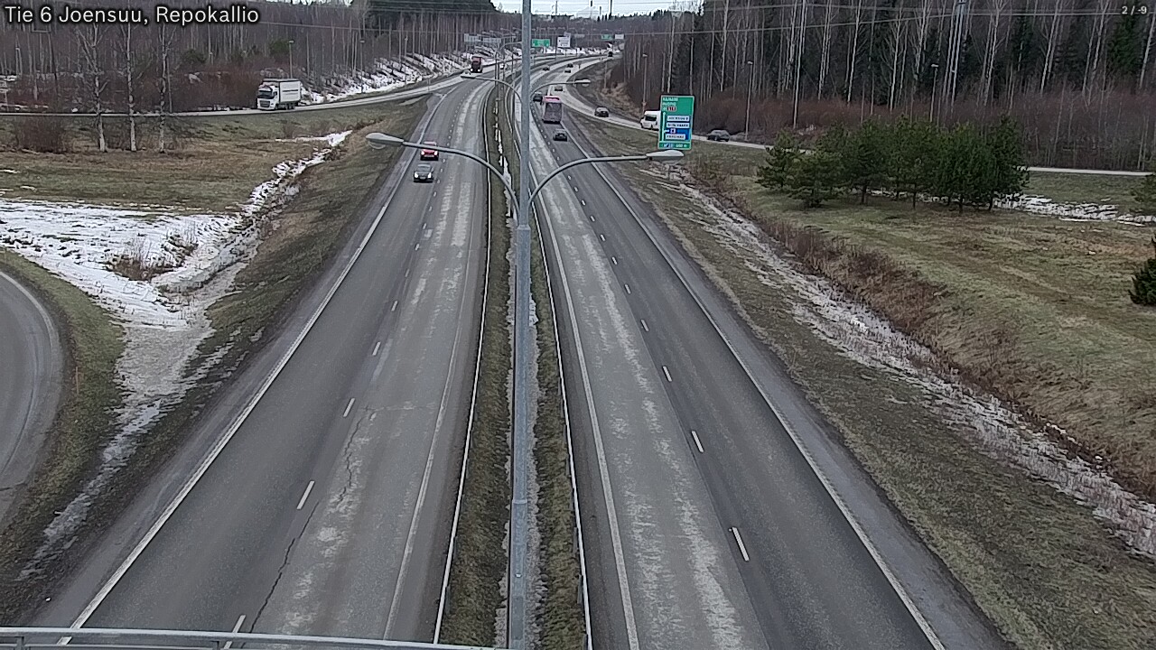 Kelikamerat Kuva Tie 6 Joensuu, Repokallio, Joensuu, Pohjois-Karjala