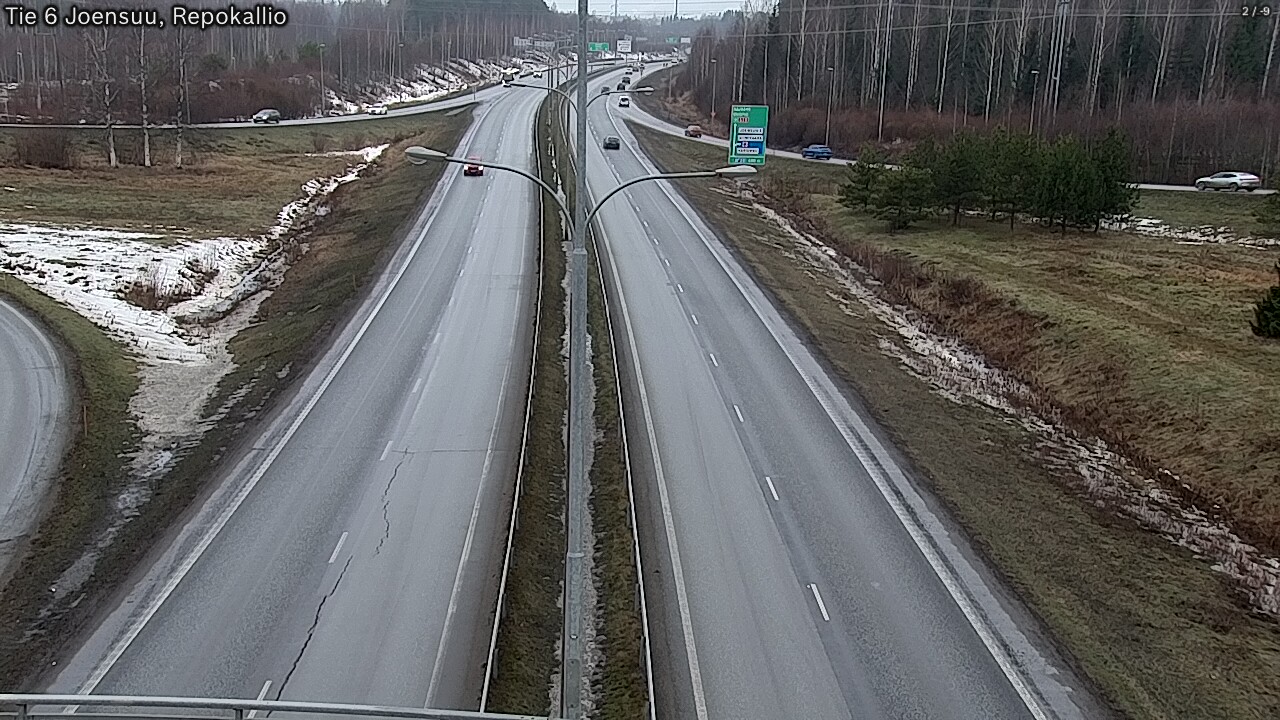 Kelikamerat Kuva Tie 6 Joensuu, Repokallio, Joensuu, Pohjois-Karjala