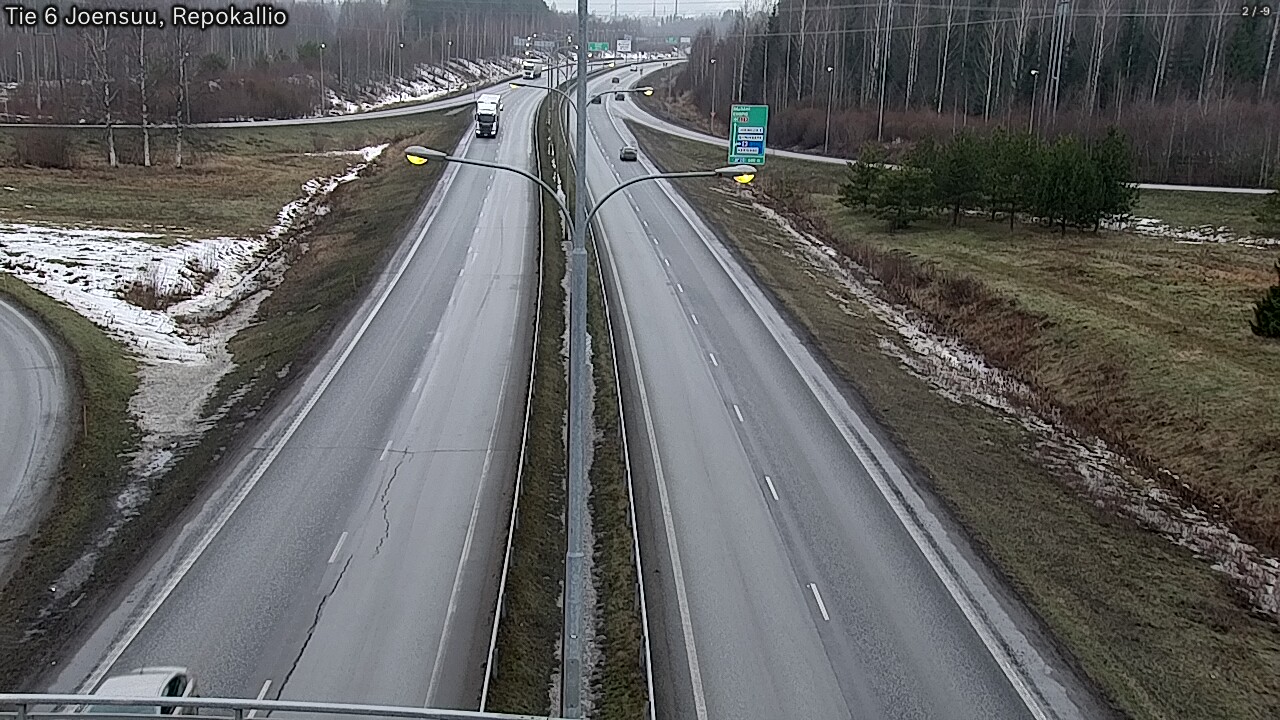 Kelikamerat Kuva Tie 6 Joensuu, Repokallio, Joensuu, Pohjois-Karjala