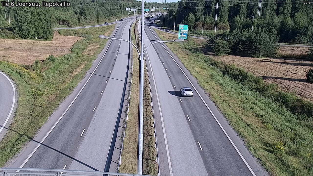 Weather Camera Image Road 6 Joensuu, Repokallio, Joensuu, Pohjois-Karjala