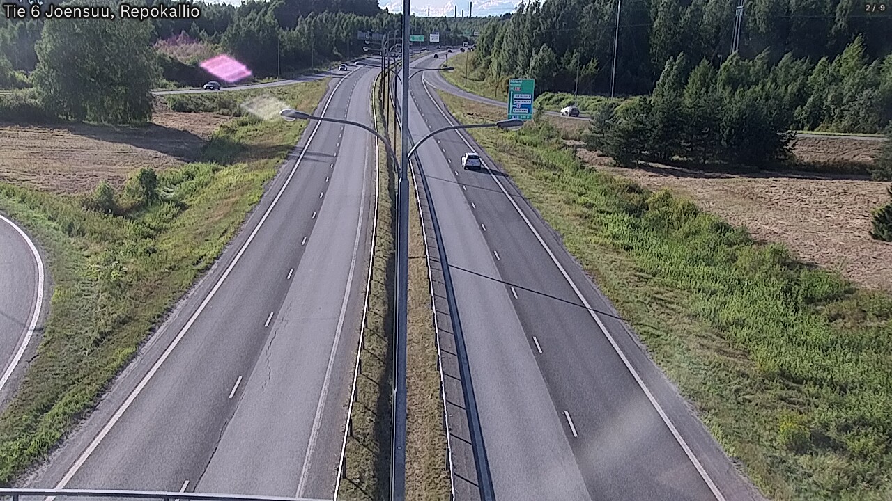 Kelikamerat Kuva Tie 6 Joensuu, Repokallio, Joensuu, Pohjois-Karjala