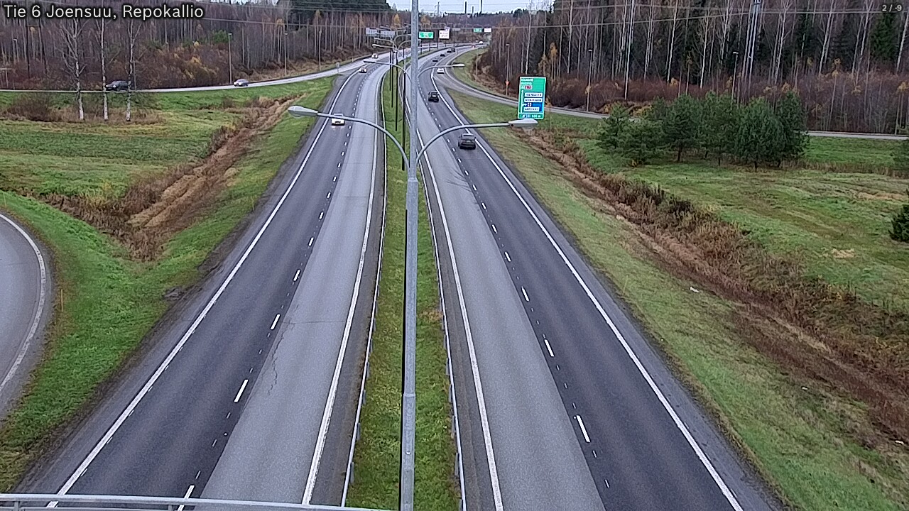 Kelikamerat Kuva Tie 6 Joensuu, Repokallio, Joensuu, Pohjois-Karjala