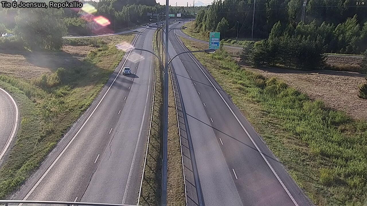 Kelikamerat Kuva Tie 6 Joensuu, Repokallio, Joensuu, Pohjois-Karjala