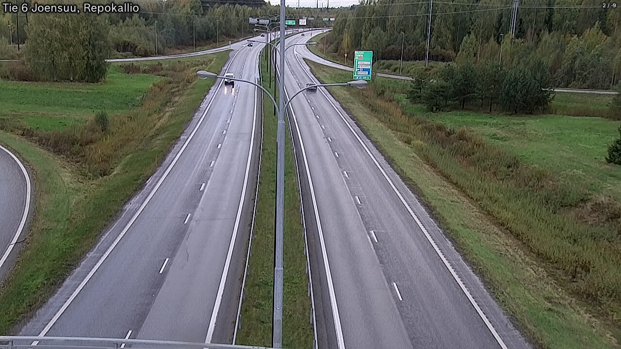 Weather Camera Image Road 6 Joensuu, Repokallio, Joensuu, Pohjois-Karjala