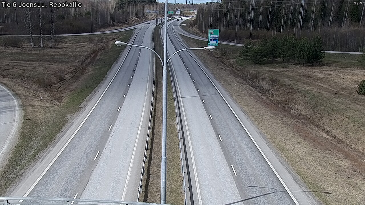 Kelikamerat Kuva Tie 6 Joensuu, Repokallio, Joensuu, Pohjois-Karjala