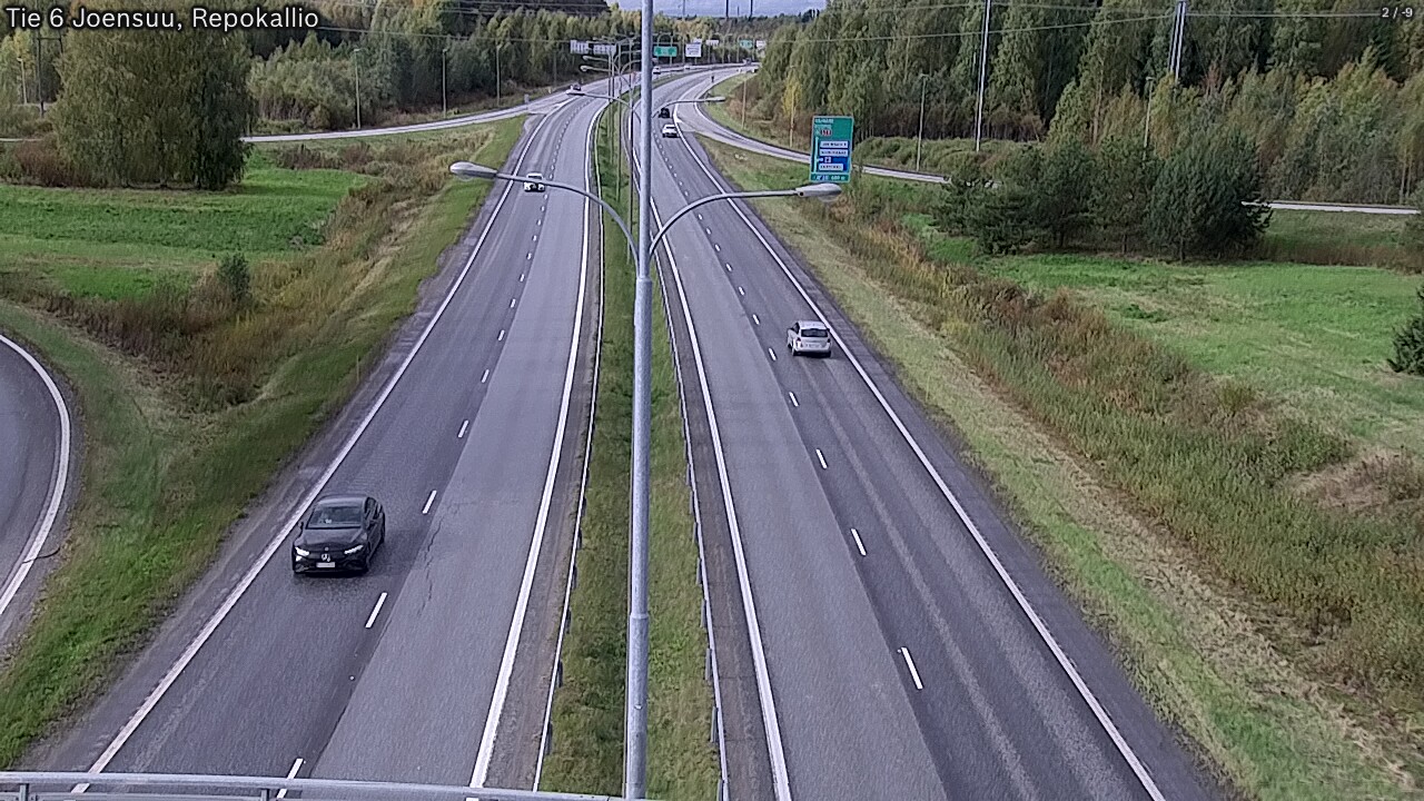 Kelikamerat Kuva Tie 6 Joensuu, Repokallio, Joensuu, Pohjois-Karjala