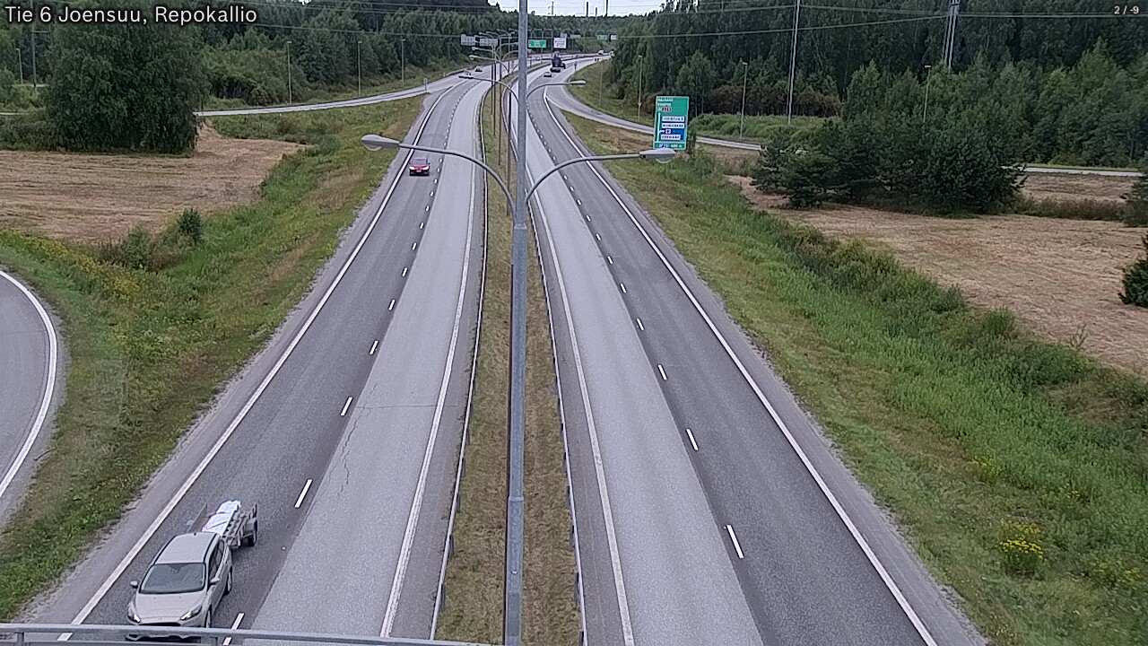 Weather Camera Image Väg 6 Joensuu, Repokallio, Joensuu, Pohjois-Karjala