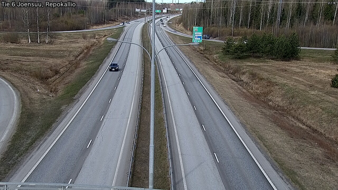 Kelikamerat Kuva Tie 6 Joensuu, Repokallio, Joensuu, Pohjois-Karjala