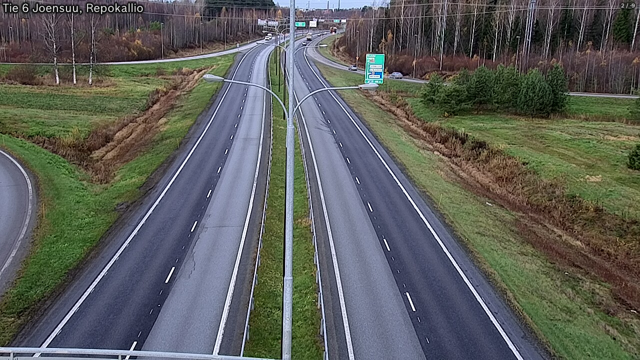 Kelikamerat Kuva Tie 6 Joensuu, Repokallio, Joensuu, Pohjois-Karjala