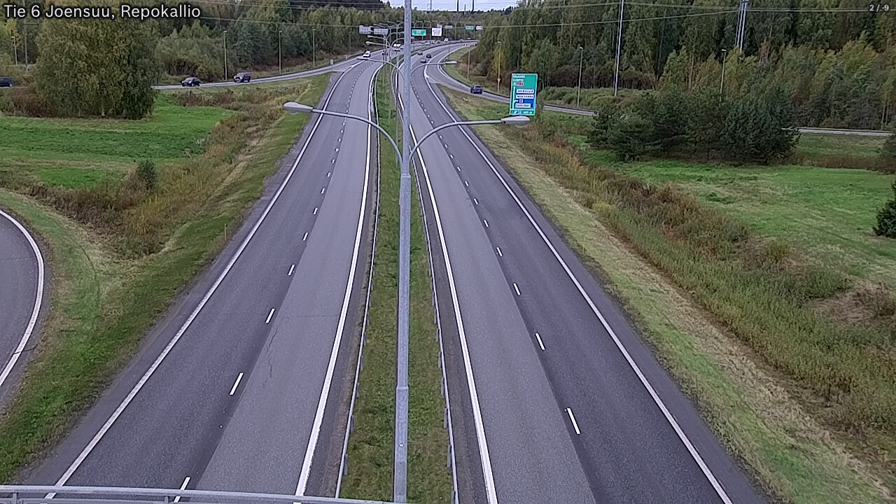 Kelikamerat Kuva Tie 6 Joensuu, Repokallio, Joensuu, Pohjois-Karjala