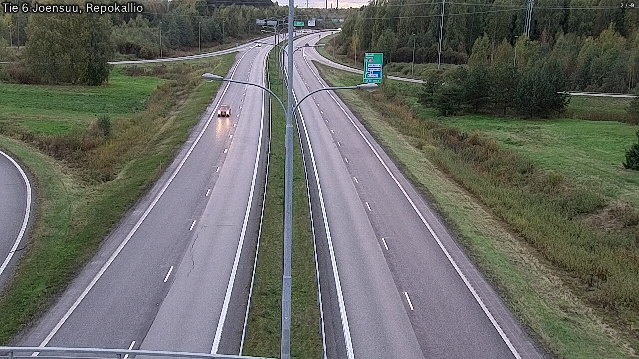 Kelikamerat Kuva Tie 6 Joensuu, Repokallio, Joensuu, Pohjois-Karjala