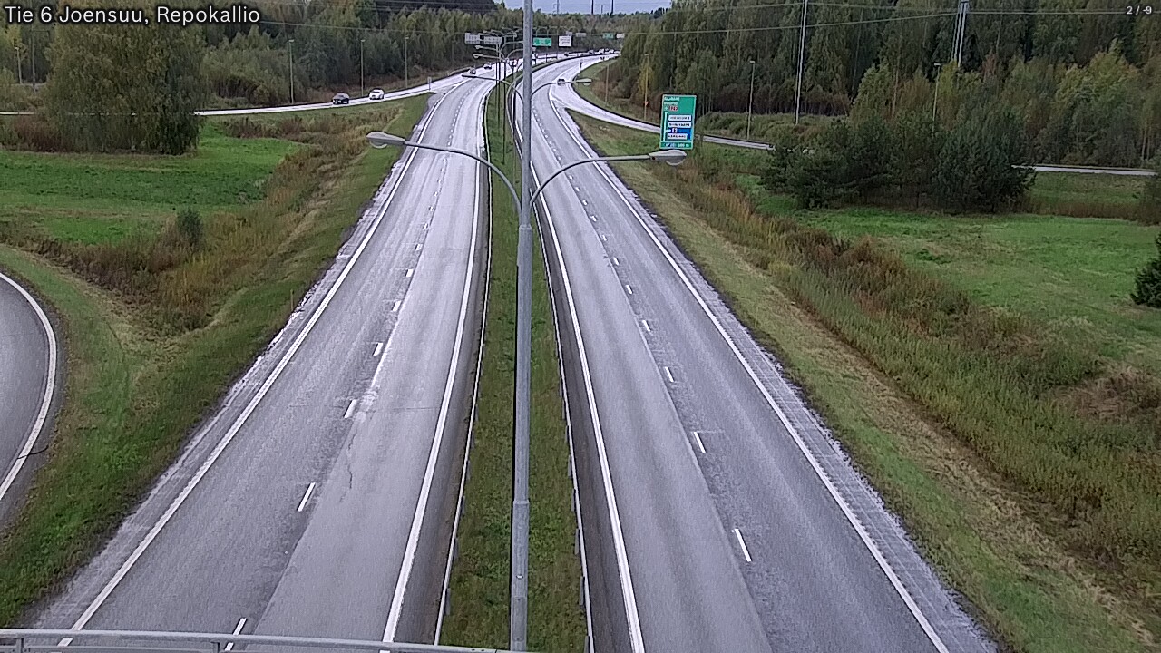 Kelikamerat Kuva Tie 6 Joensuu, Repokallio, Joensuu, Pohjois-Karjala
