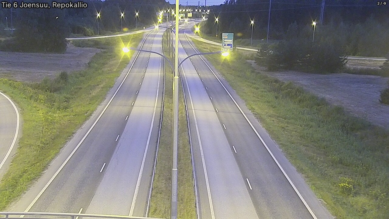 Kelikamerat Kuva Tie 6 Joensuu, Repokallio, Joensuu, Pohjois-Karjala