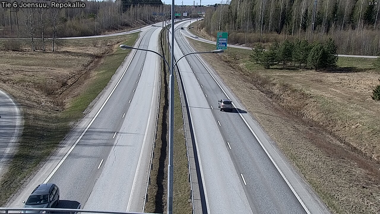 Kelikamerat Kuva Tie 6 Joensuu, Repokallio, Joensuu, Pohjois-Karjala