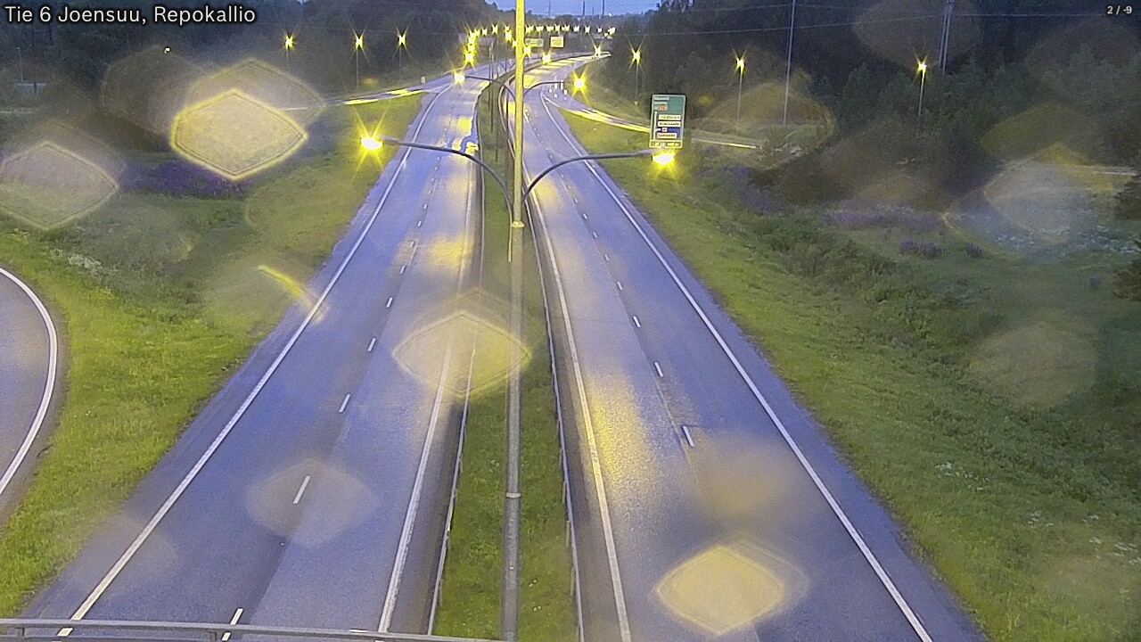 Kelikamerat Kuva Tie 6 Joensuu, Repokallio, Joensuu, Pohjois-Karjala