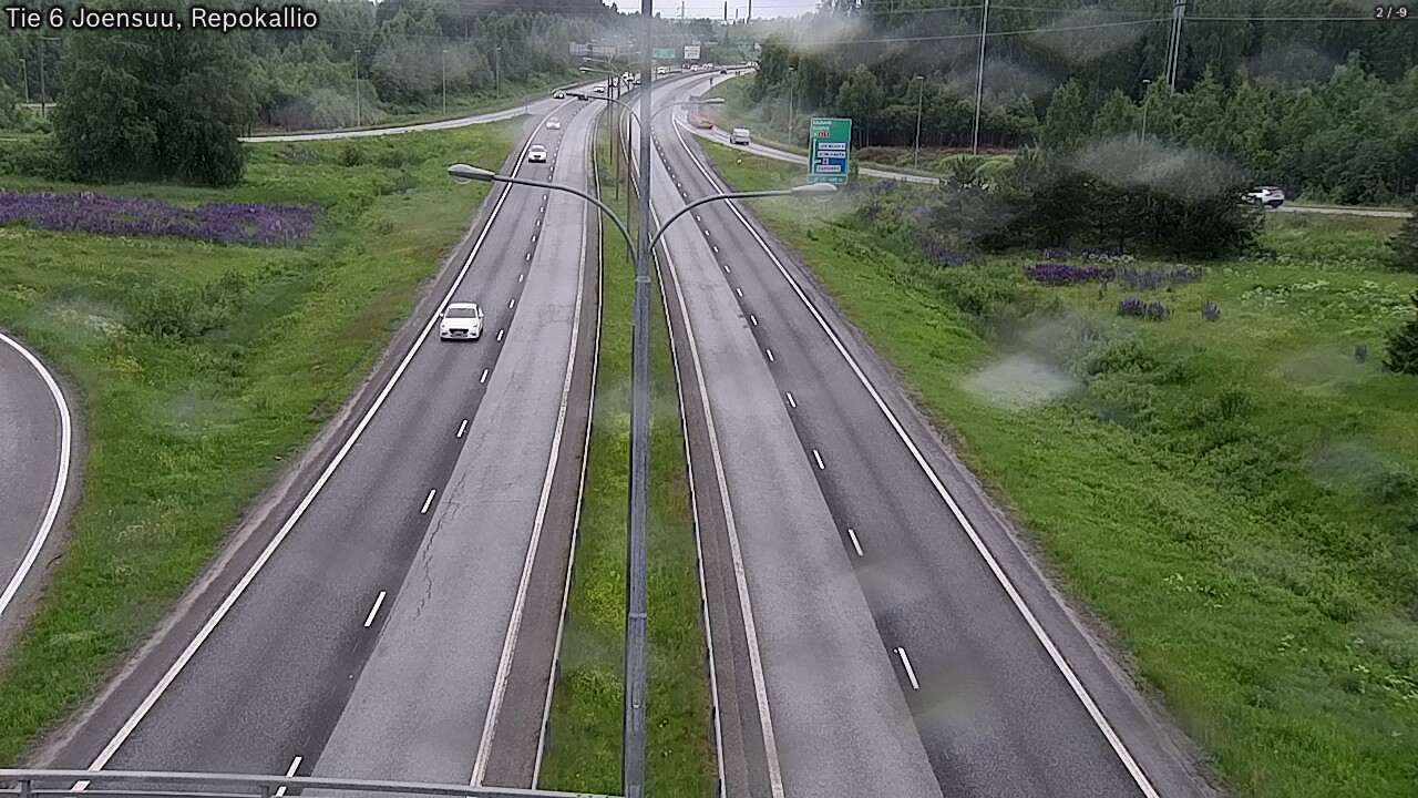 Kelikamerat Kuva Tie 6 Joensuu, Repokallio, Joensuu, Pohjois-Karjala