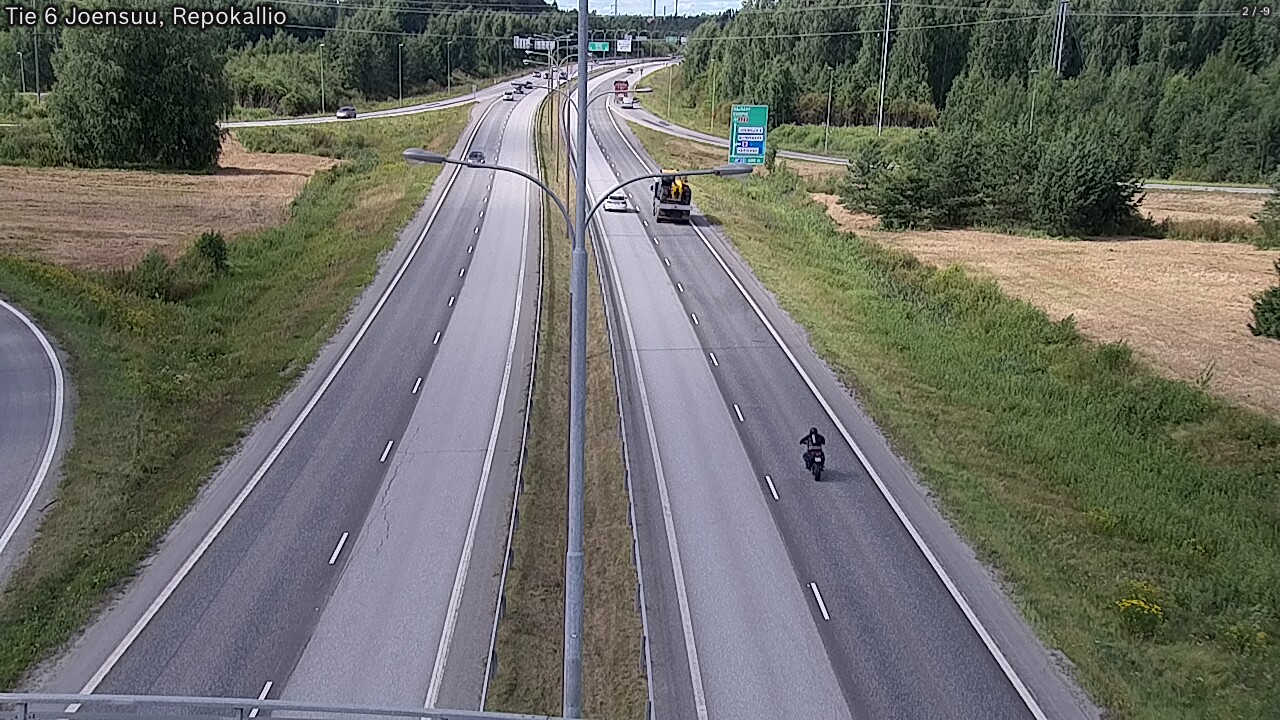Kelikamerat Kuva Tie 6 Joensuu, Repokallio, Joensuu, Pohjois-Karjala