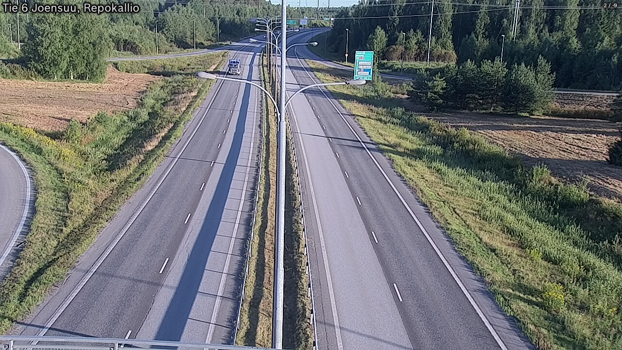 Weather Camera Image Road 6 Joensuu, Repokallio, Joensuu, Pohjois-Karjala