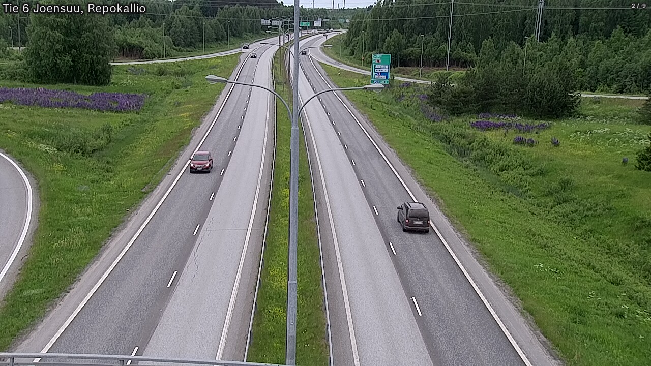 Kelikamerat Kuva Tie 6 Joensuu, Repokallio, Joensuu, Pohjois-Karjala
