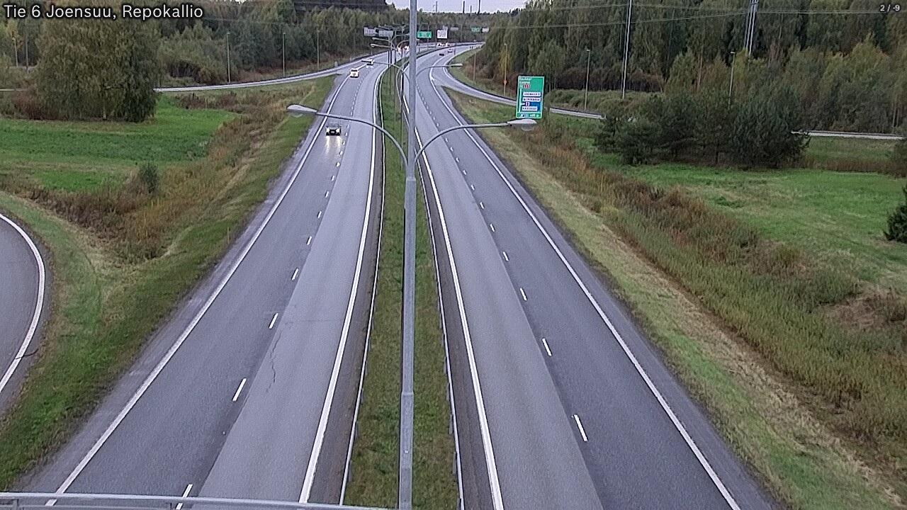 Kelikamerat Kuva Tie 6 Joensuu, Repokallio, Joensuu, Pohjois-Karjala