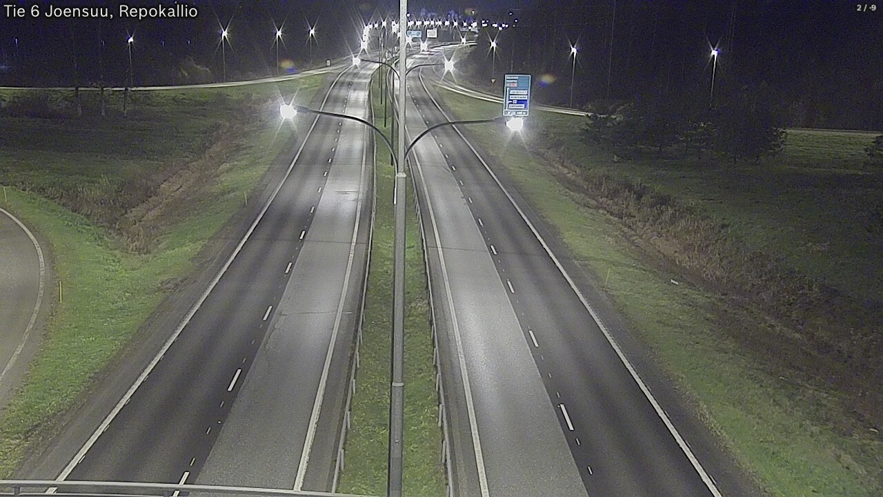 Kelikamerat Kuva Tie 6 Joensuu, Repokallio, Joensuu, Pohjois-Karjala