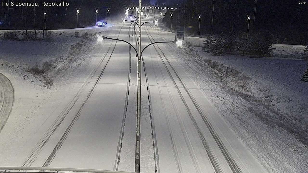 Kelikamerat Kuva Tie 6 Joensuu, Repokallio, Joensuu, Pohjois-Karjala